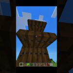 Artificial Tree House 🏡 #minecraft #minecraftbuilding #minecraftshorts #shorts