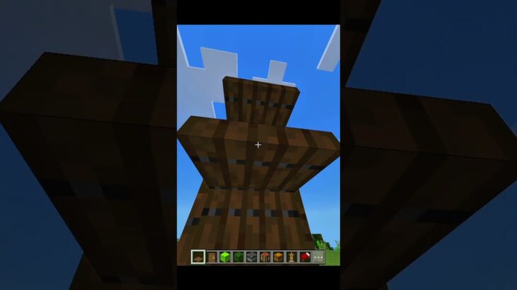 Artificial Tree House 🏡 #minecraft #minecraftbuilding #minecraftshorts #shorts
