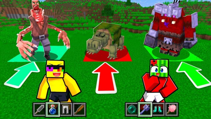 CHOOSE ONE, TWO OR THREE in Minecraft