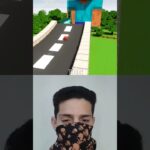 Carro pequeño a grande Vs Steve gigante #minecraft #gaming #satisfying