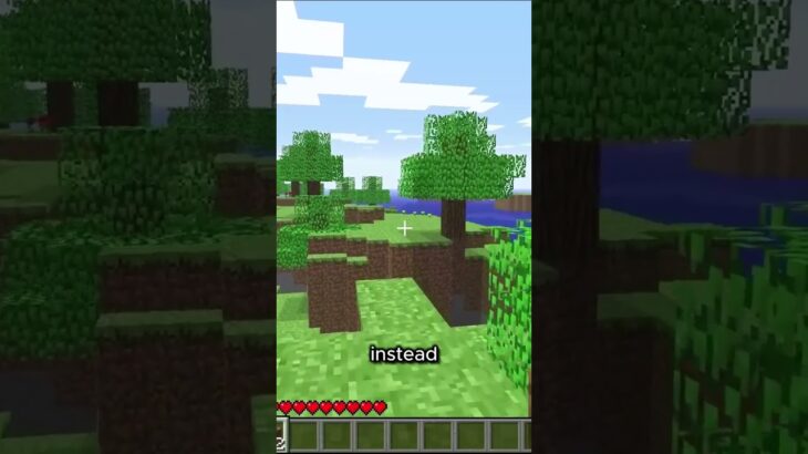 Crafting In Old Minecraft!  #minecraft #factsadoutminecraft #minecraftfactsthatwillblowyourmind