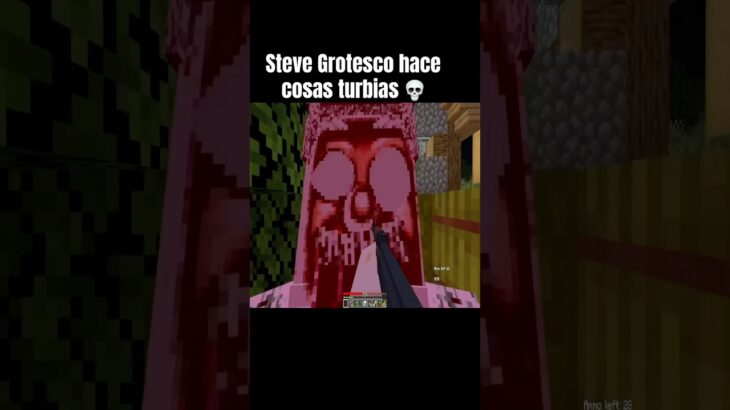 Este Mod de Terror Steve Grotesco es Perturbador 💀 #minecraft #arem #aremmc
