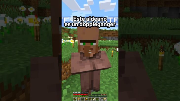 Este aldeano es un doppleganger en minecraft #minecraft #mods #fnaf #scp