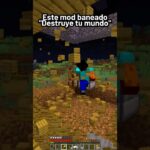 Este mod destruye tu mundo de minecraft #minecraft #mods #fnaf #scp