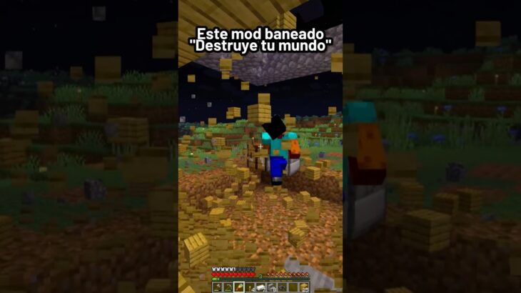 Este mod destruye tu mundo de minecraft #minecraft #mods #fnaf #scp