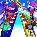 FUSION Pixelmon LUCKY BLOCK RACE In MINECRAFT! (Pokémon Mod)