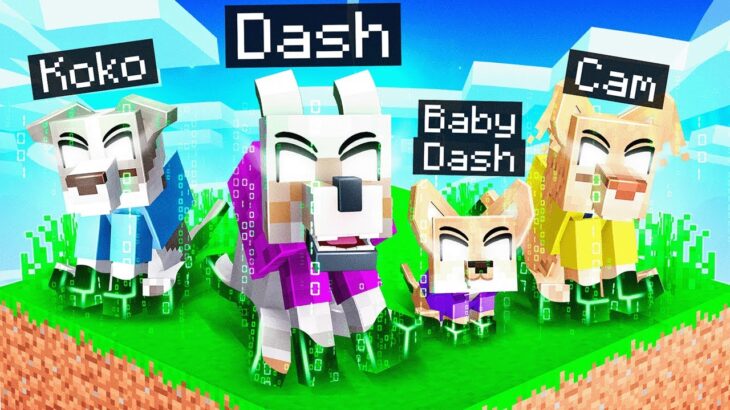 Having a HACKER DOG LIFE in Minecraft!