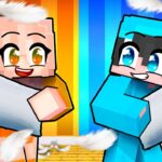 Hice una PIJAMADA Solo con ABI en Minecraft!