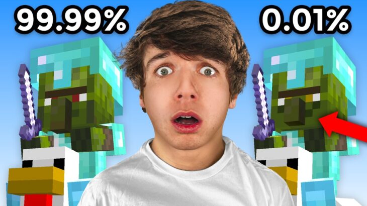 I Captured Minecraft’s Rarest Mobs