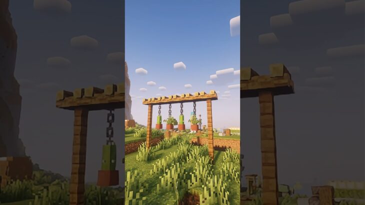 Maceta colgante 🪴 #minecraft #minecraftbuilding #minec bb