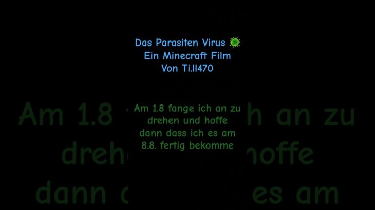 Mein eigener Minecraft Film #minecraft #mod #parasiten