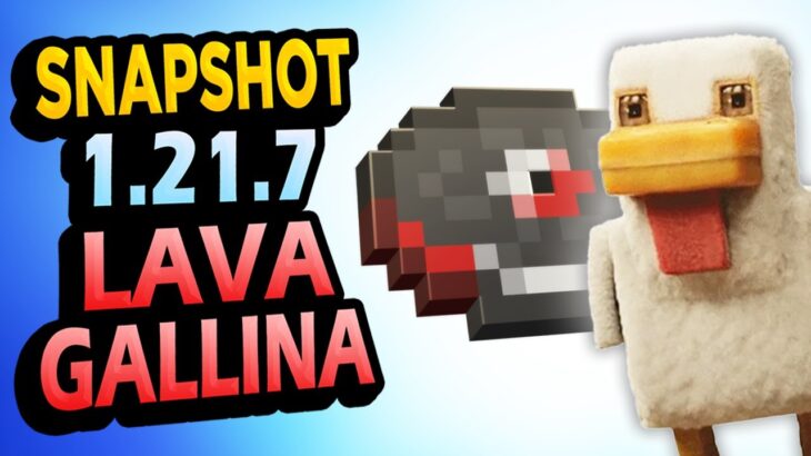 ✅ Metieron Disco LAVA CHICKEN 👉Snapshot 1.21.7 Minecraft