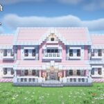 【マインクラフト】ペールオークと桜の家の作り方【マイクラ建築】【Minecraft】