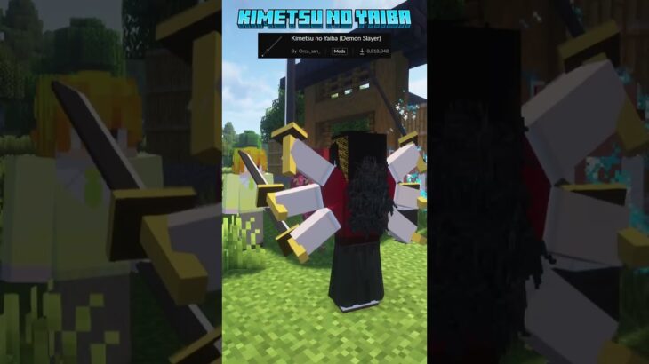 Minecraft Anime Mods ! #2 #shorts #minecraft