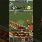 Minecraft Fox moment 🤯 Minecraft no mods Minecraft pocket edition