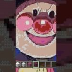 〇〇した人のアンパンマン#マイクラ #マインクラフト #Minecraft#ピクセルアート #アンパンマン# shorts