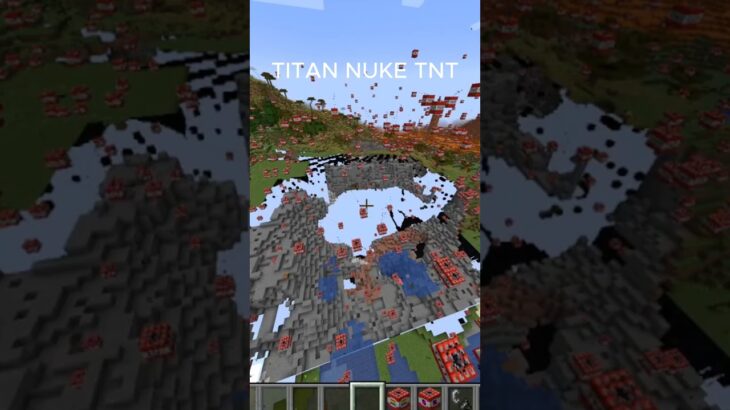 Minecraft’s most INSANE TNT mod (DESTROYED THE UNIVERSE) #minecraft #tnt #mod #showcase #trending