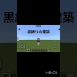 没動画⚠️黒縛りで建築したら•••【Minecraft】#shorts #minecraft #マインクラフト #まいんくらふと #マイクラ #まいくら #黒 #建築 #マイクラ建築 #没動画