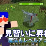 １９【マイクラ魔法Mod】魔法の熟練度アップ！使える魔法はいかほどか