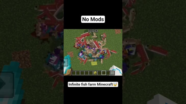 No Mod Minecraft Fish#minecraft #minrcraftshorts