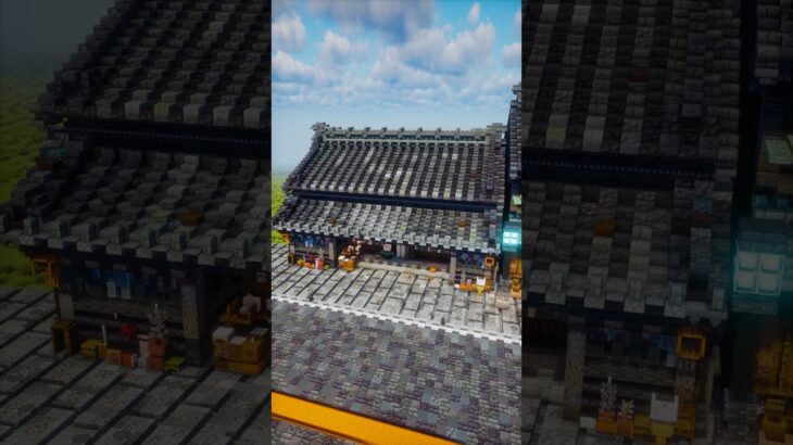 【マイクラ建築】建築ガチ勢が作った川越蔵の街の和風商店！#マイクラ #マインクラフト PV