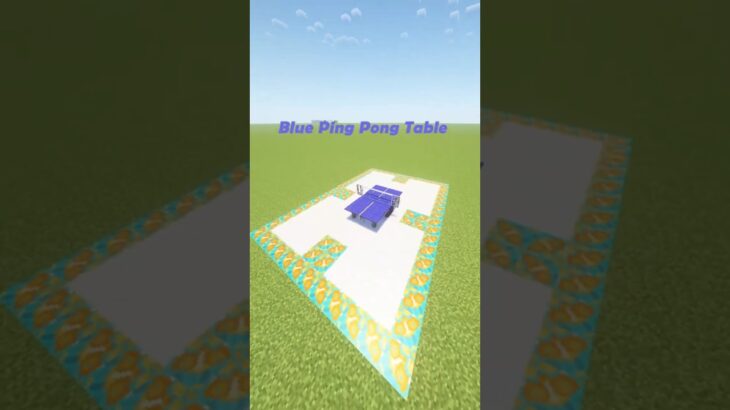 Pingpong Table  #minecraft #shorts