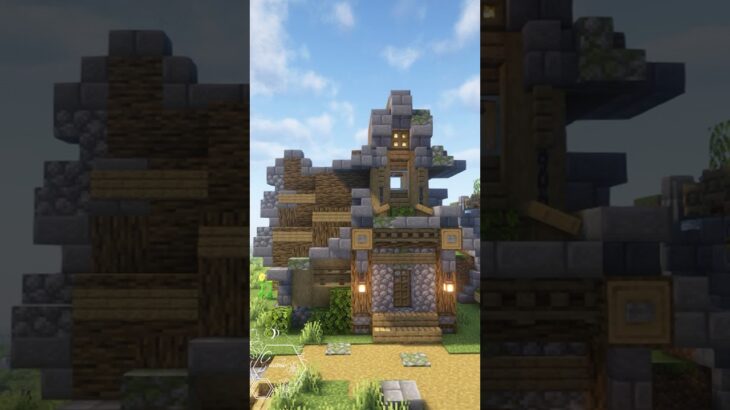 村人の家改築　Plains Village #shorts #minecraft