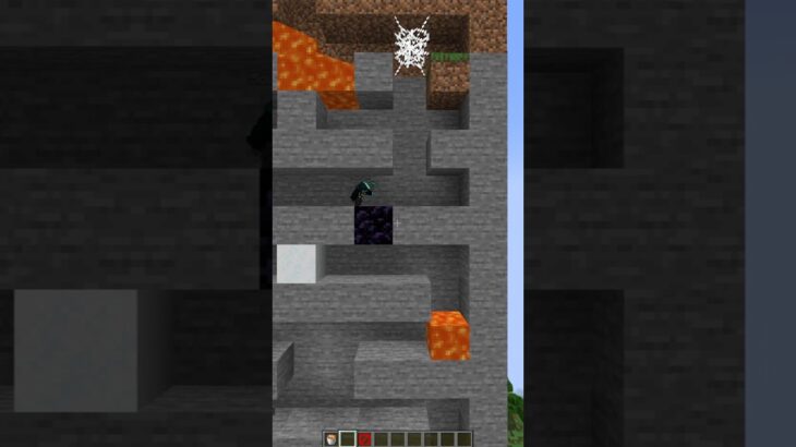 ¿Podrá ESCAPAR de la LAVA? #minecraft #shorts