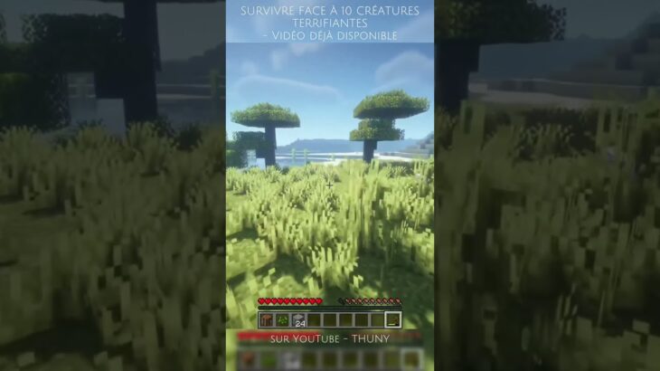 Poursuivi par des CRÉATURES HORRIBLES #minecraft #mods #horreur #gaming