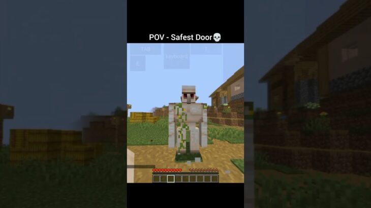 Pov – Safest Door | #minecraft #shorts #gaming #shortminecraft #viral