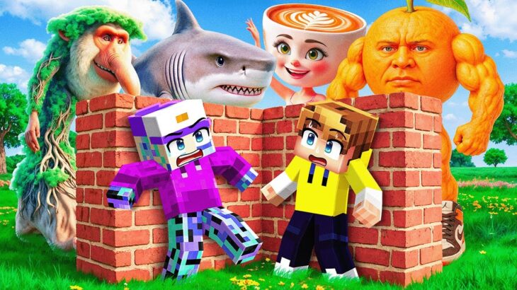 REALISTIC Italian Brainrot Build to SURVIVE in Minecraft…