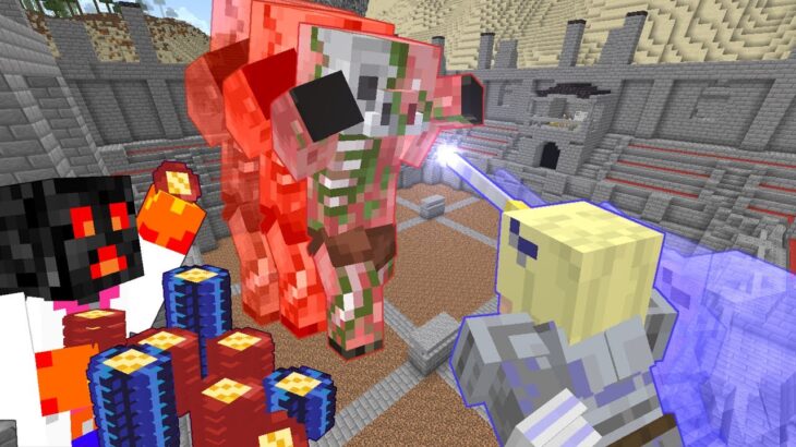 マイクラRPGの闘技場システムを作ってみた【マイクラRPG】【進捗&世界観紹介】【コマンド・データパック】