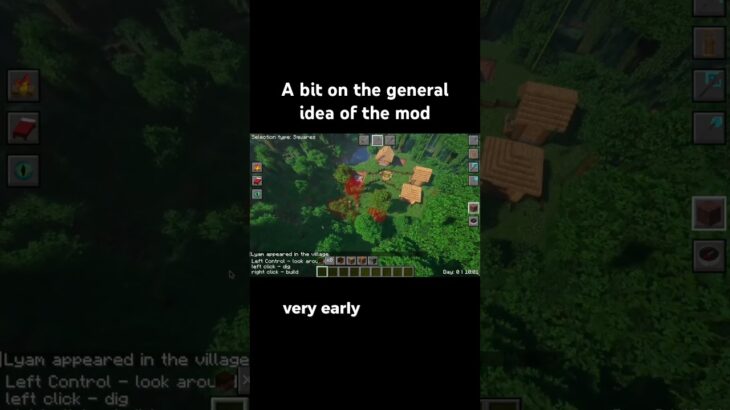 Real time strategy Minecraft mod. The main idea