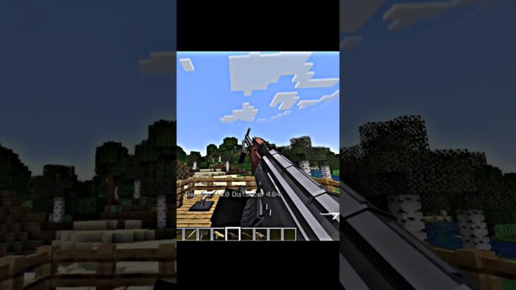 Reviewing Minecraft Gun 🔫 Mod #minecraft #mod