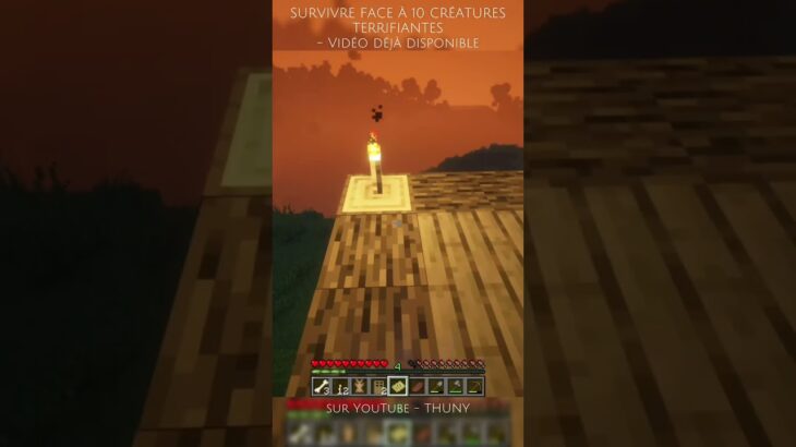 Survivre à 10 entités HORRIBLE sur Minecraft… #mods #minecraft #horreur #gaming