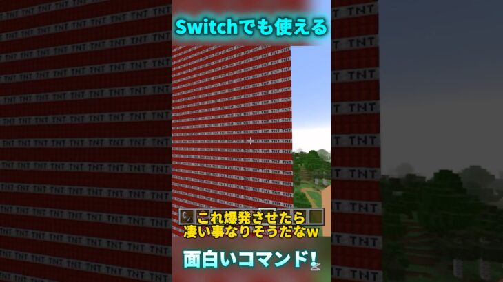 Switch対応の面白いコマンド！#マインクラフト #マイクラ #minecraft #マインクラフト #short #shorts #minecraftshorts #コマンド #裏技 #ゆっくり