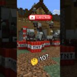 🔥 TNT VS Creeper Minecraft 🔥 #minecraft #minecraftpe #shorts #shortsfeed