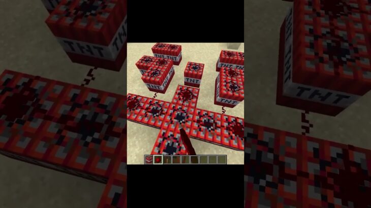 TNTハートの作り方 #マイクラ #shorts