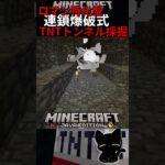 ロマン特化型連鎖爆破式TNTトンネル採掘short【マイクラ】 #minecraft #マイクラ