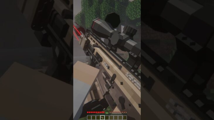 【TaCZ】超有名銃MODのカスタムがロマンすぎる！！#ロマン #銃mod #minecraft #マイクラ #shortvideo #shorts