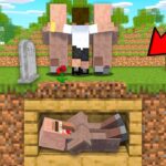 This Villager Got Stuck UnderGround in Minecraft..
