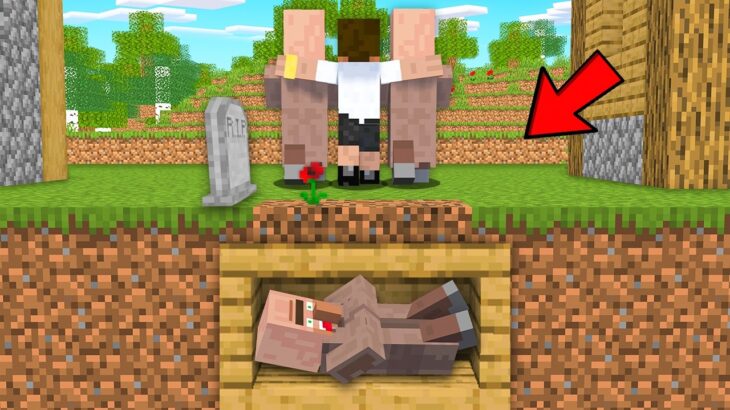 This Villager Got Stuck UnderGround in Minecraft..