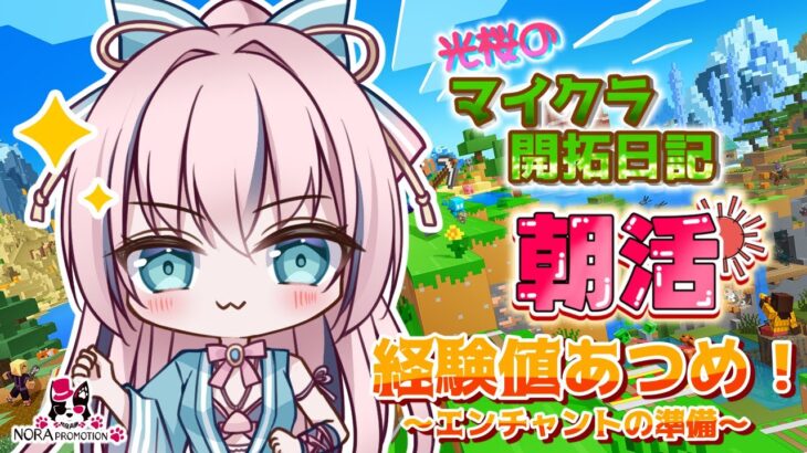 【マイクラ】ダイヤ装備にエンチャントしたい！経験値あつめ！【新人VTuber】