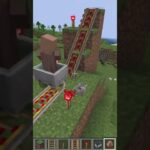 Villager Launcher☠村人ランチャー☠ #minecraft #マイクラ#shorts