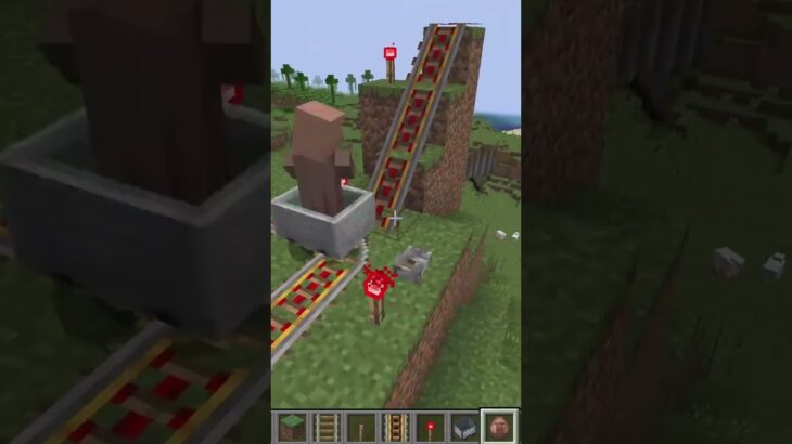 Villager Launcher☠村人ランチャー☠ #minecraft #マイクラ#shorts