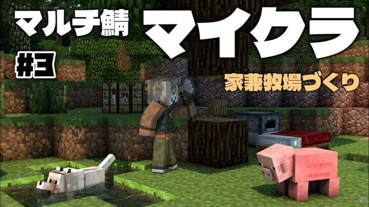 【マインクラフト / マルチ】家を作ろう続き【Vtuber/ダン坊】