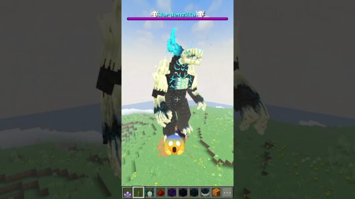 Warden Boss Mod 😱 Minecraft PE #minecraft #shorts