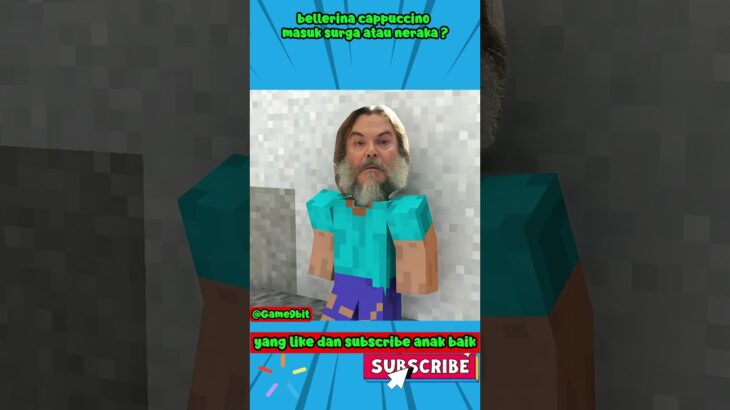 bellerina cappuccino masuk surga atau neraka #shorts  #minecraft #roblox