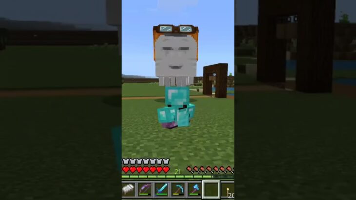 ハッピーガストにリードをつけて誘導【マイクラ統合版】ハッピーガストの家(巨大)を作ったので誘導しています #minecraft #マイクラ #マインクラフト
