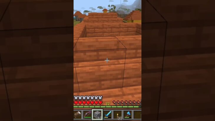家が建つまで【マイクラ統合版】(アドオン入りのワールド)初心者でも作れる家を建ててみました#minecraft #マイクラ #マインクラフト